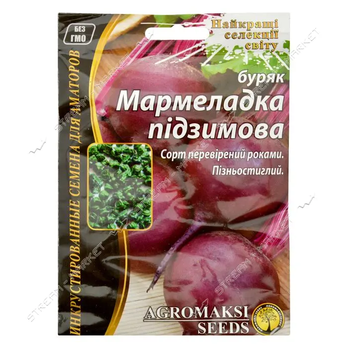 Семена свеклы Агромакси Мармеладка подзимняя евро пакет 15г