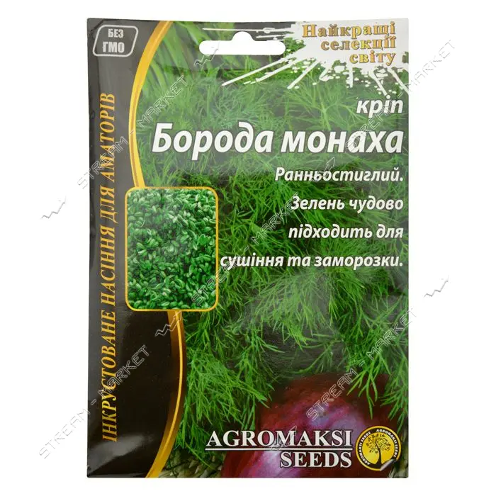 Семена укропа Агромакси Борода монаха евро пакет 20г