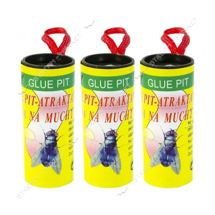 Липкая лента от мух GLUE PIT 78см 100шт Китай