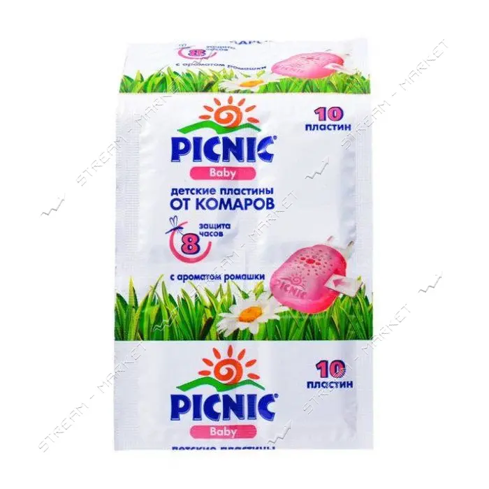 Пластины от комаров Picnic Baby для электрофумигатора 10шт