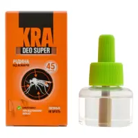 Рідина від комарів KRA DEO SUPER для електрофумігатора 40 ночей                                     