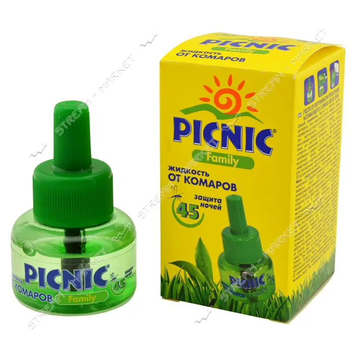 Жидкость от комаров Picnic family 45 ночей