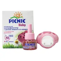 Набор жидкость плюс электрофумигатор от комаров Picnic Baby 45 ночей                                
