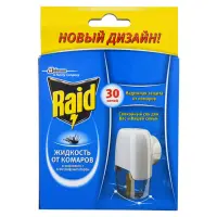 Набор от комаров RAID жидкость плюс фумигатор 30 ночей                                              