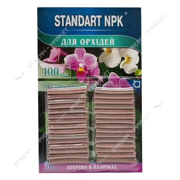 Удобрение для орхидей в палочках Standart NPK 30шт на блистере