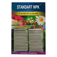 Удобрение универсальное в палочках Standart NPK 30шт на блистере