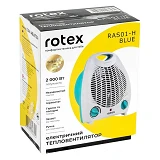 Тепловентилятор Rotex RAS01-H 2000Вт голубой                                                        