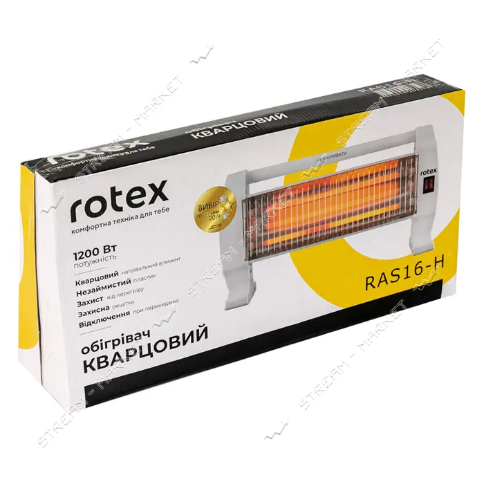 Электроконвектор Rotex RAS16-H 1200W                                                                