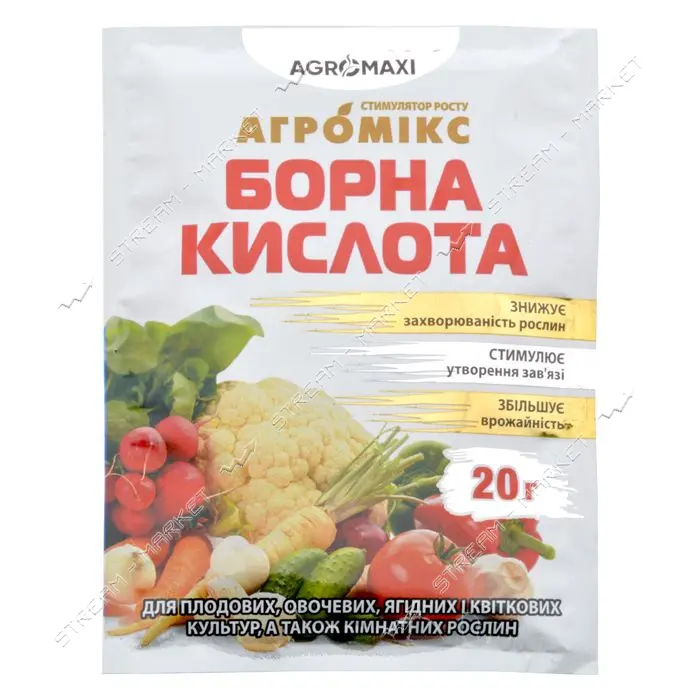 Агромикс Агромакси Борная кислота 20г