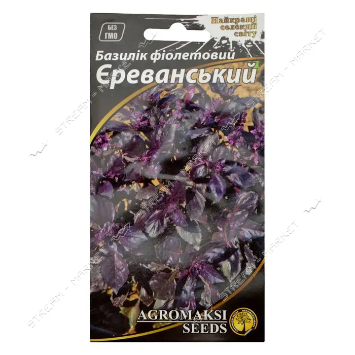 Семена базилика Агромакси Ереванский фиолетовый 0.3г                                                
