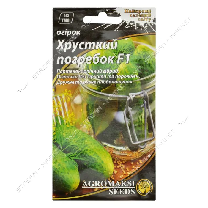 Семена огурцов Агромакси Хрустящий погребок F1 0.25г