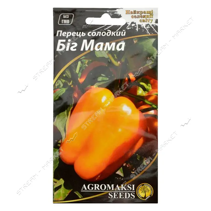 Семена перца сладкого Агромакси Биг Мама 0.2г