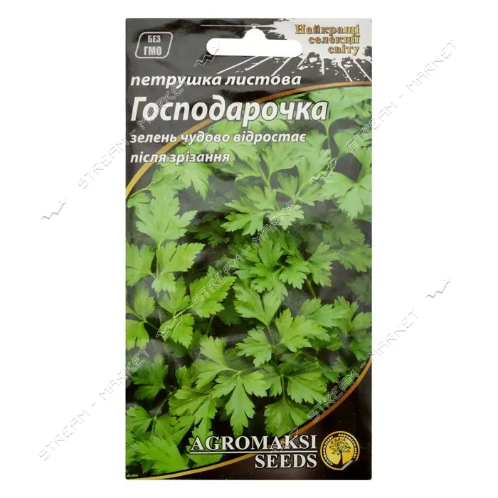 Семена петрушки листовой Агромакси Господарочка 3г