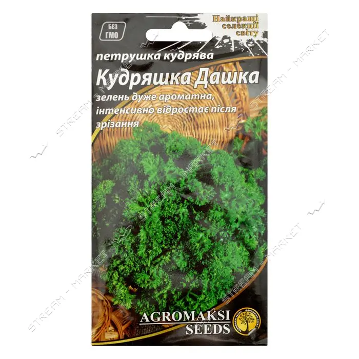 Семена петрушки кудрявой Агромакси Кудряшка Дашка 2г