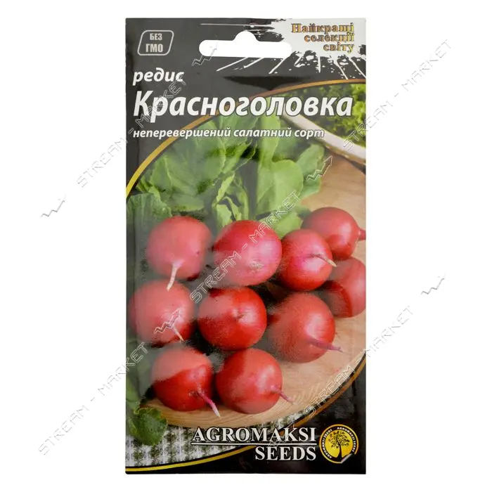 Семена редиса Агромакси Краноголовка 3г                                                             