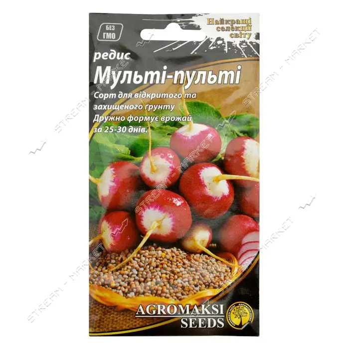 Семена редиса Агромакси Мульти Пульти 3г                                                            
