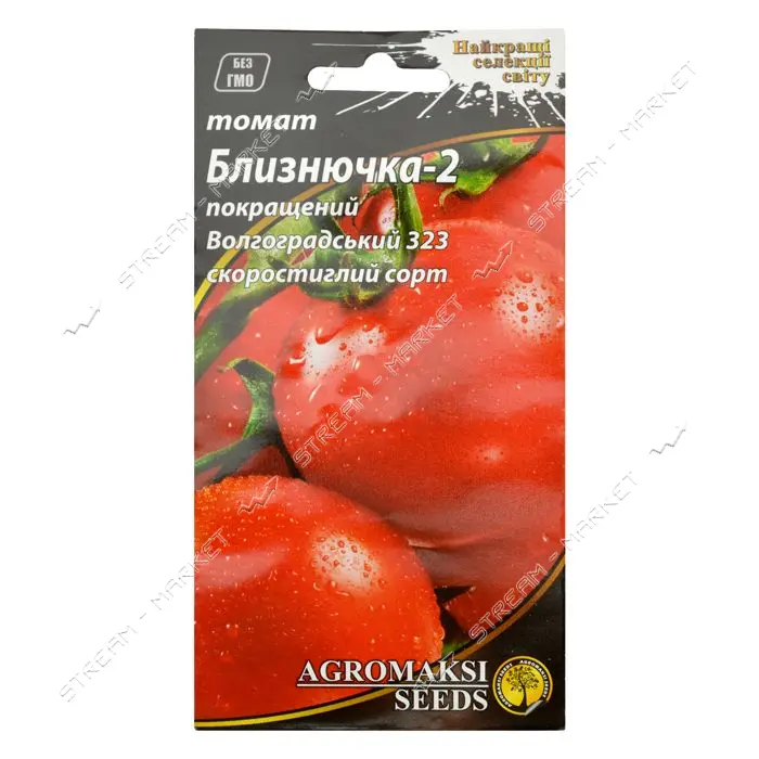 Семена томата Агромакси Близняшка-2 улучшенный волгоградский 323 0.1г                               