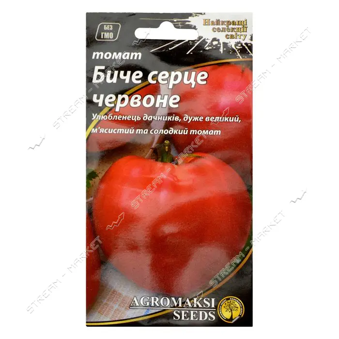 Семена томата Агромакси Бычье сердце красное 0.1г