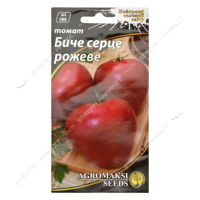 Семена томата Агромакси Бычье сердце розовое 0.1г