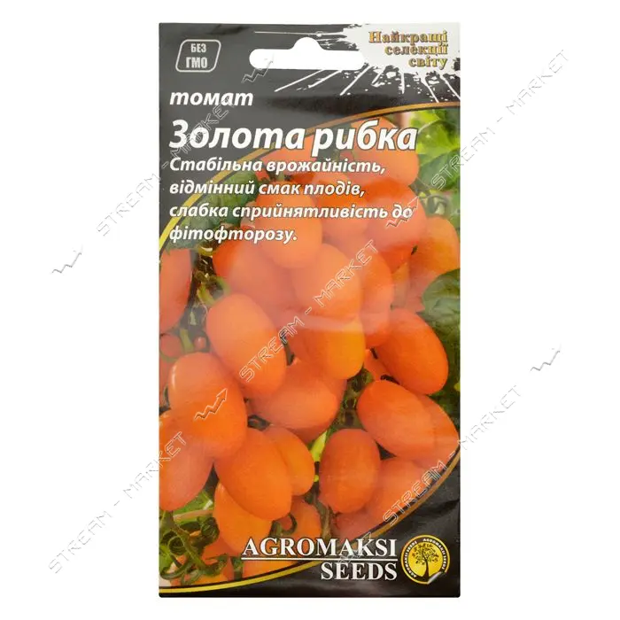 Семена томата Агромакси Золотая рыбка 0.1г
