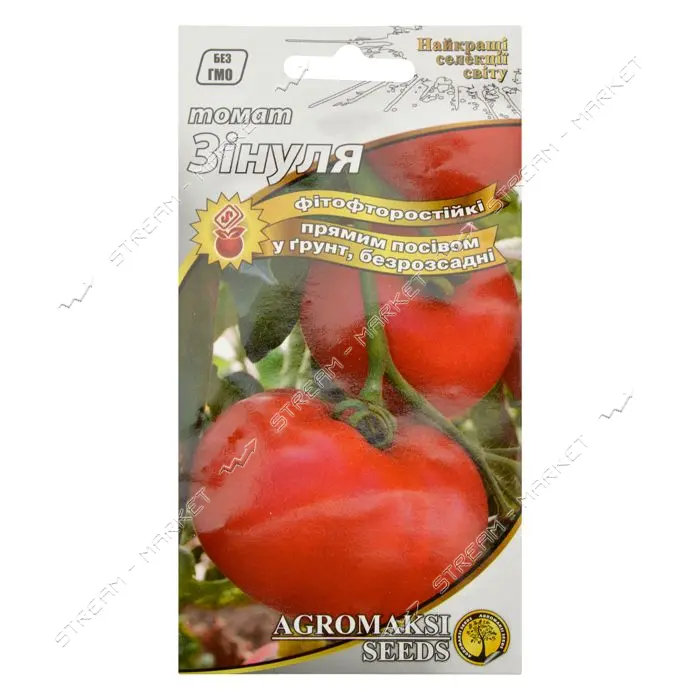Семена томата безрассадного Агромакси Зинуля 0.4г                                                   