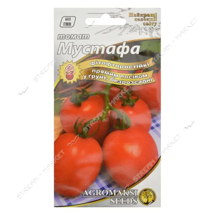 Семена томата безрассадного Агромакси Мустафа 0.4г                                                  