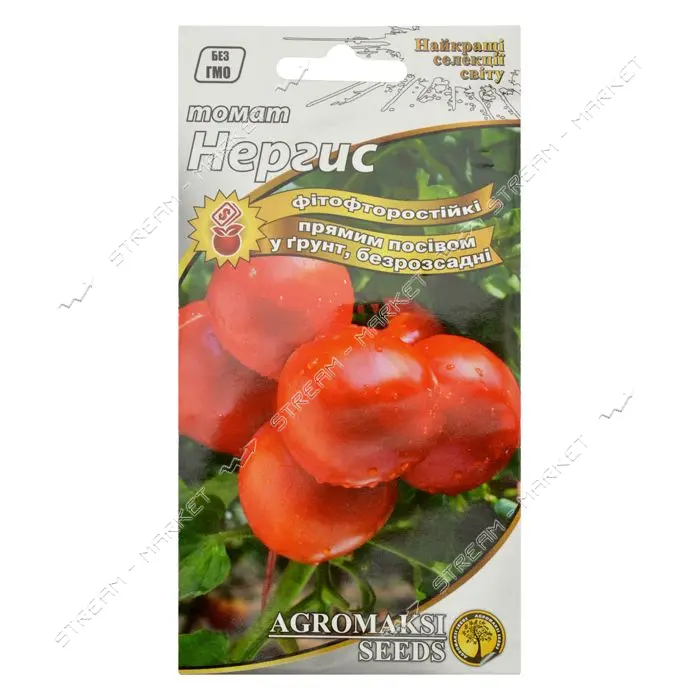 Семена томата безрассадного Агромакси Нергис 0.4г