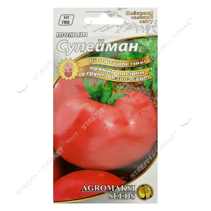Семена томата безрассадного Агромакси Сулейман 0.4г                                                 