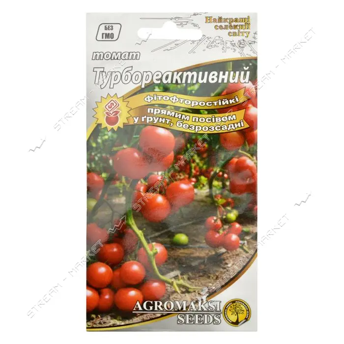 Семена томата безрассадного Агромакси Турбореактивный 0.4г