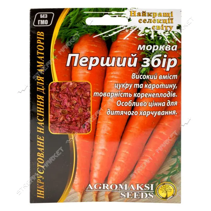 Семена моркови Агромакси Первый сбор 15г