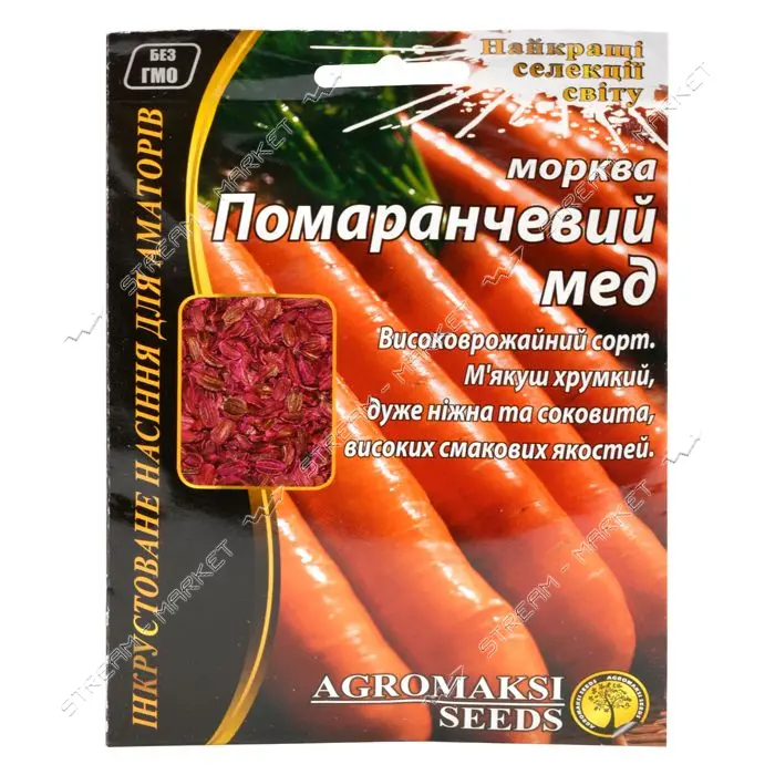 Семена моркови Агромакси Оранжевый мед 15г