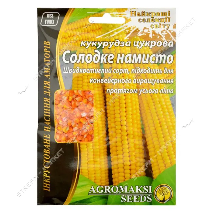Семена кукурузы сахарной Агромакси Сладкие бусы 20г