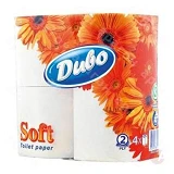 Туалетная бумага Диво Soft 2 слоя 4 рулона белая