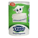 Бумажные полотенца Диво 2 слоя 1 рулон                                                              