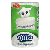 Бумажные полотенца Диво 2 слоя 1 рулон                                                              