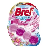Подвесной туалетный блок Bref Блестящий гель Весенний дождь 42г                                     