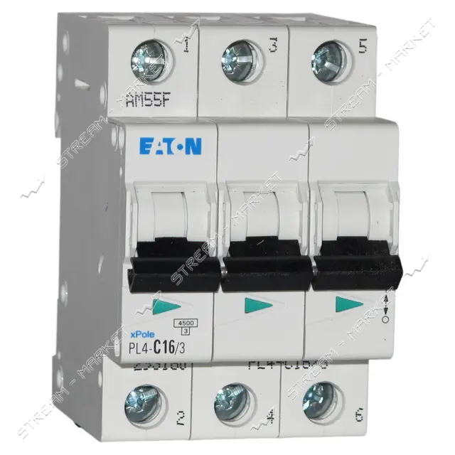 Автоматический выключатель трехполюсный Moeller Eaton HL 4-C40/3                                    