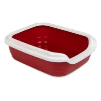 Туалет для кота Природа Comfort L 49х39х15 бордо