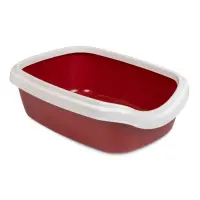 Туалет для кота Природа Comfort M бордо 41х30х13.5см