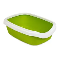 Туалет для кота Природа Comfort M 41х30х13.5см лайм