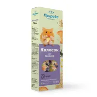 Колосок для грызунов бисквит Природа 140г                                                           
