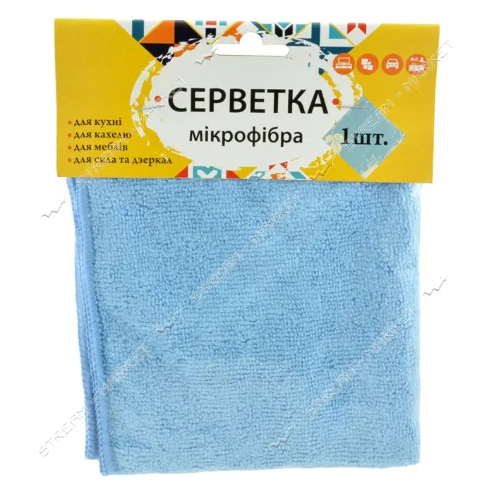 Салфетка микрофибра Зручні Дрібниці универсальная 30х30см 1шт                                       