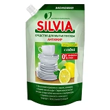 Средство для мытья посуды Silvia Антижир Лимон с содой дойпак 500мл