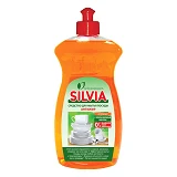 Средство для мытья посуды Silvia Антижир Апельсин с натуральным апельсиновым маслом 500мл           