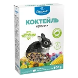 Корм коктейль для кроликов Природа 0.5кг картон                                                     
