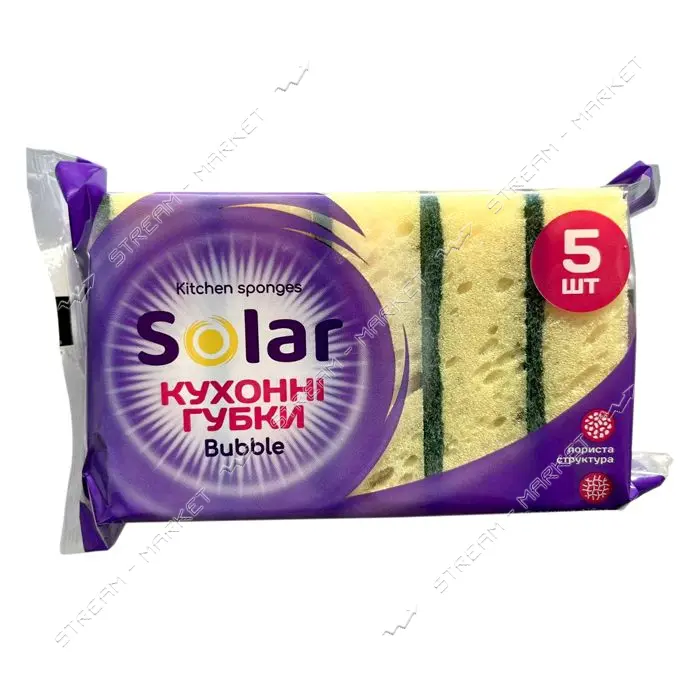 Губки кухонные Solar Bubble 5шт                                                                     