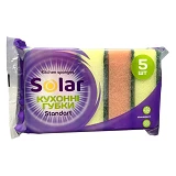 Губки кухонные Solar Standard 5шт                                                                   