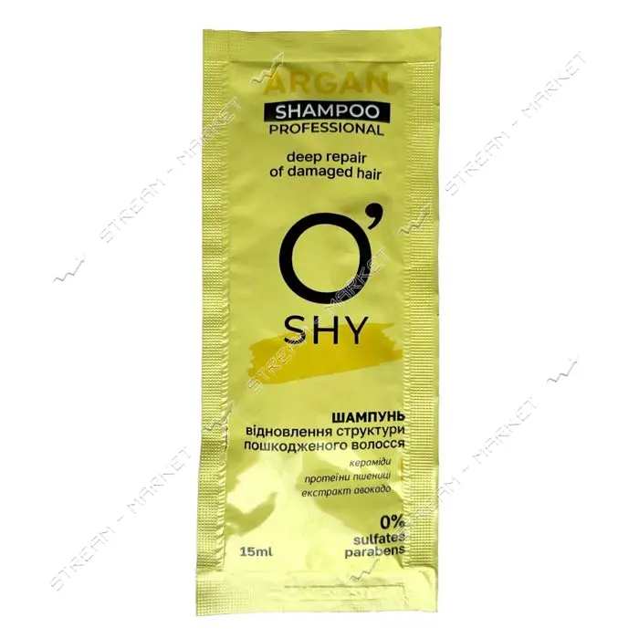 Шампунь для волос Oshy Professional восстановление Argan 15мл