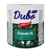 Бумажные полотенца Диво Premio Grande XL 2-слойные 1 рулон 500 отрывов белые                        