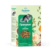Корм Гранулят для шиншил Природа 500г                                                               